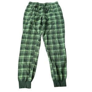 Green Plaid Pajama Pants